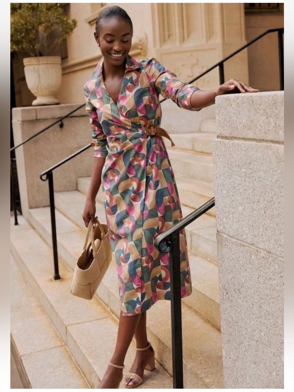 New w Tags - J.McLaughlin Mercer Wrap Dress size Medium